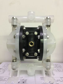 Air Operated Plastic Diaphragm Pump / Industrial High Pressure AODD Pump
