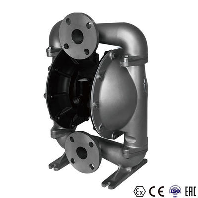 Black Stainless Steel Air Diaphragm Pump Anti Corrosion