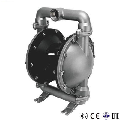 Black Stainless Steel Air Diaphragm Pump Anti Corrosion